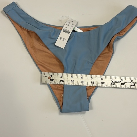 J. Crew Bikini Bottom Women's S Blue Curved-waist Cheeky New BC125 7839 - Picture 11 of 14